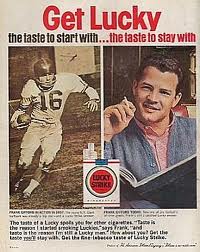 Giants HB Frank Gifford in Print Ad